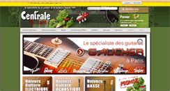 Desktop Screenshot of centraleguitars.com